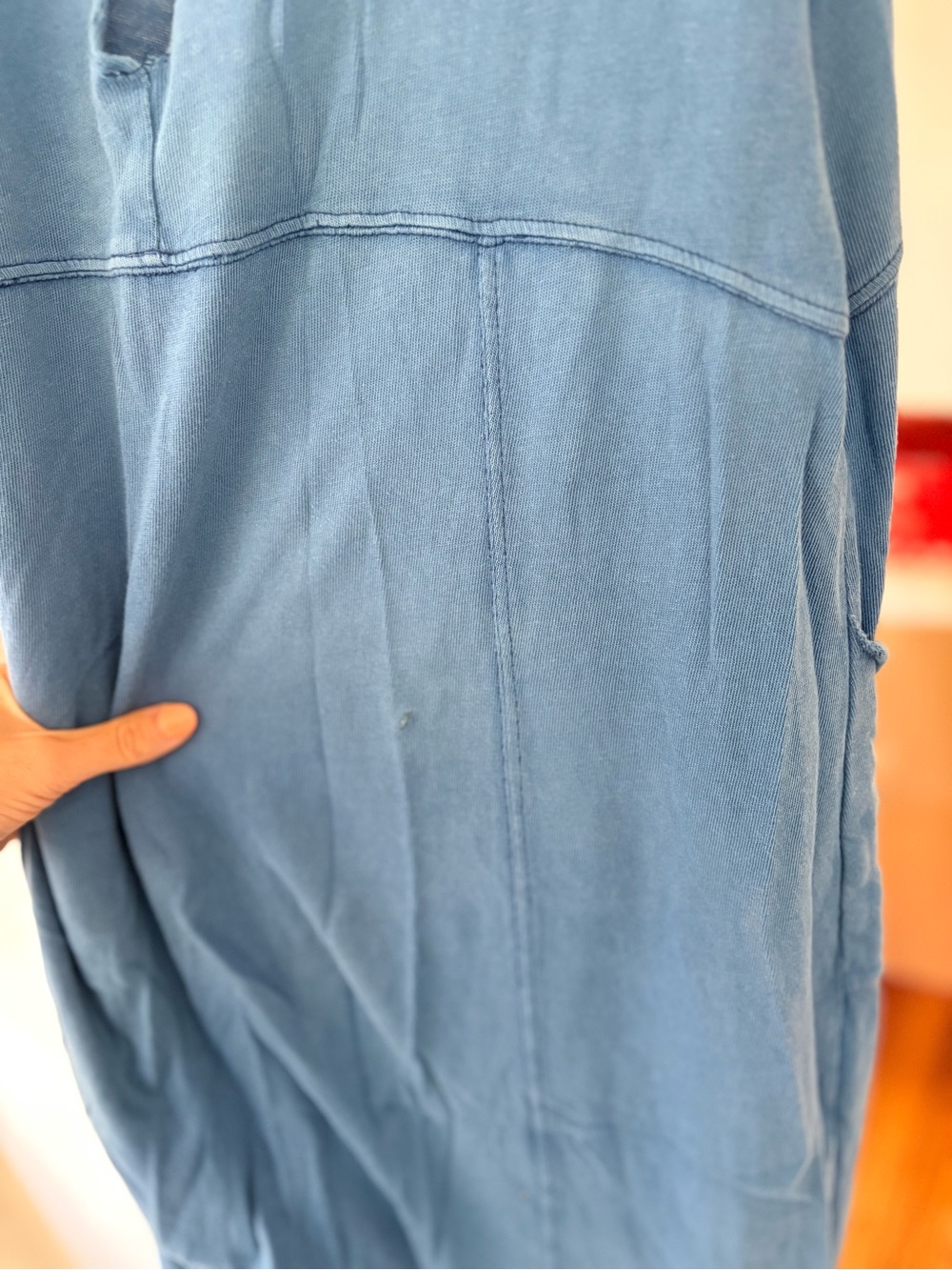 Urban Outfitters Out From Under Austin Blue Sleeveless Cotton Jumpsuit - Picture 8 of 8